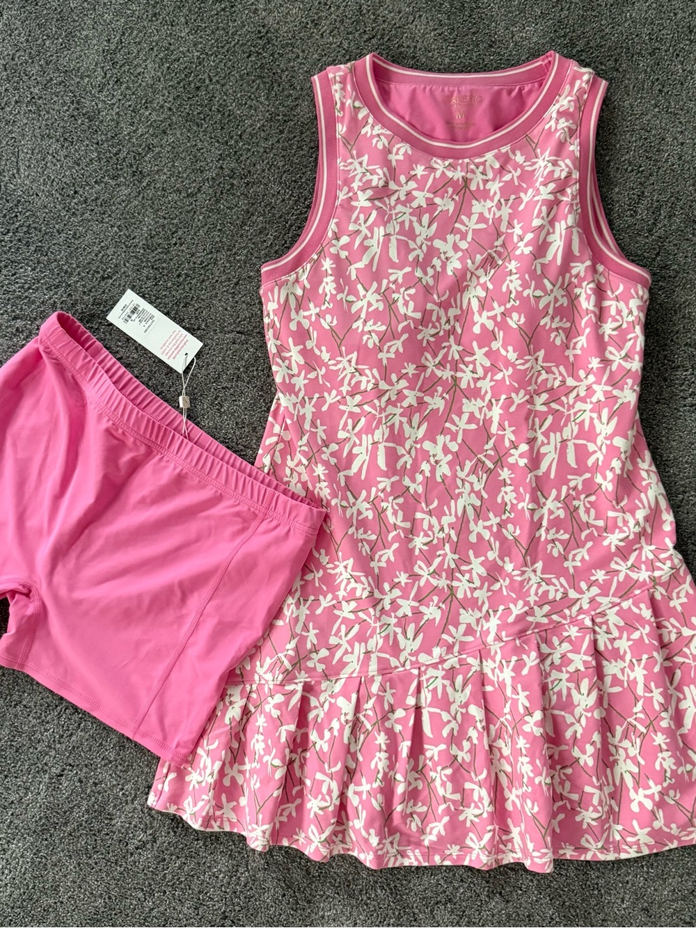Lilly Pulitzer Luxletic Caleta Pink Athletic Mini Dress Skort